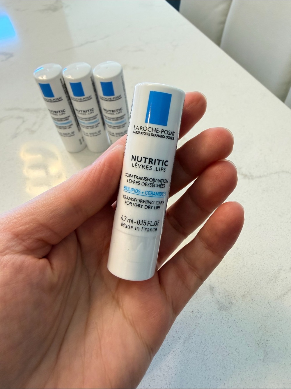 【Brand New】La Roche-Posay Lip Balm Nutritic Lips Hydrating Repair 4.7ml